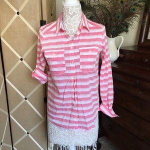Express Lightweight Button Down Blouse